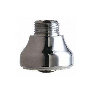Chicago Faucet  Spray Outlet,Brass,3/8 in - 18,Chrome E4JKABCP - 1 of 1
