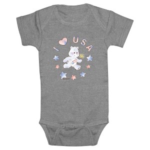 Infant's Care Bears America Cares Bear I Heart USA Bodysuit - 1 of 3