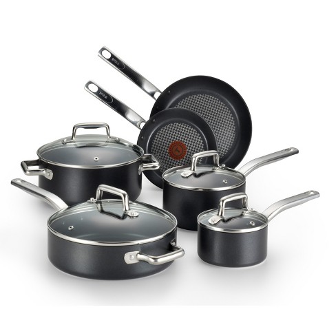 T-Fal Platinum Nonstick Cookware Set with Induction Base, Unlimited Cookware Collection, 12 Piece
