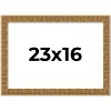 PosterPalooza | Sculpted Black Picture Frame - UV Acrylic, Backing Board, Hanging Hardware Included - 2 of 4