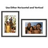 Americanflat 16x24 Poster Frame with Polished Plexiglass, Use as 12x18 Frame with Mat or 16x24 Frame Without Mat, Hudson Collection, Black - 4 of 4