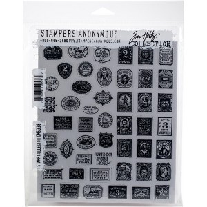 Tim Holtz Cling Stamps 7"X8.5" - 1 of 2