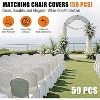 AMERLIFE Folding Chair Rack, Holds Tables or Chairs, Heavy-Duty Cart with Wheels - 3 of 4