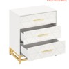 3-Drawer Dresser for Bedroom & Closet Slim Tall Chest w/ Soft-Close Glides, Anti-Tip Kit | 28.7" H Space Saving Storage Organizer - 4 of 4