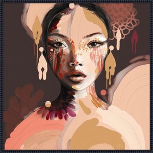 Amanti Art Nara by Bella Eve Canvas Wall Art Print Framed - 1 of 4