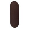 Colonial Mills Barataria Braided Runner, Brown 2x9, Oval Shape - 2 of 4