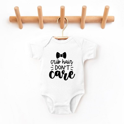 The Juniper Shop Crib Hair Don't Care Baby Bodysuit
