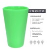 Silipint: Pint Glasses 16oz: 2 Pack - Glow-In-The-Dark Green - 2 of 4