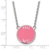 Black Bow Jewelry Sterling Silver Phi Mu Greek Life Necklace 18 Inch - 2 of 4