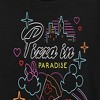Women's - Disney - Love At First Bite Pizza In Paradise Short Sleeve Graphic T-Shirt - 2 of 4