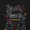 Women's - Disney - Love At First Bite Pizza In Paradise Short Sleeve Graphic T-Shirt - image 2 of 4