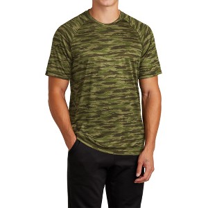 Mafoose Men's Drift Camo Moisture-Wicking Short Sleeve T-shirt with Raglan Sleeves - 1 of 4