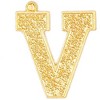 Bright Creations 26 Pack Alphabet Letter Pendants Necklace Charms A to Z, Gold 0.8 x 0.6 inches - 3 of 4