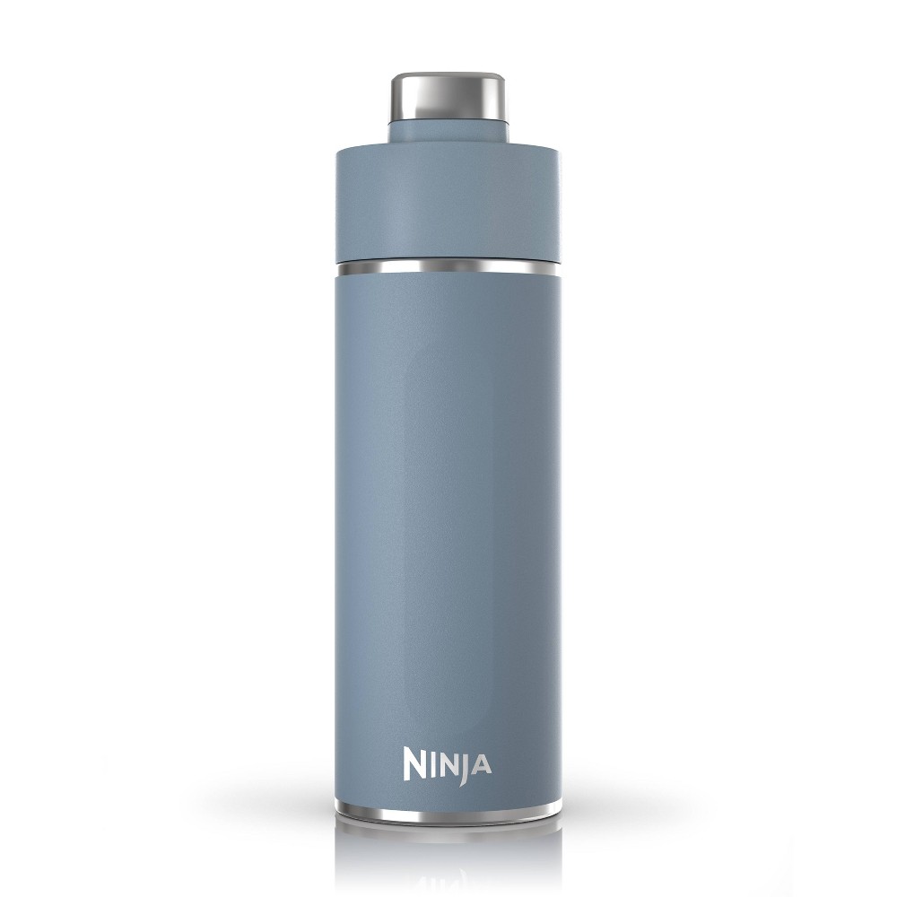Photos - Glass Ninja Thirsti 18oz Travel Water Bottle - Storm Blue 