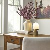 Brass Fluted and Frosted Glass Accent Table Lamp Brass/White - Hearth & Hand™ with Magnolia - 2 of 4