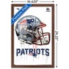 Trends International NFL New England Patriots - Drip Helmet 20 Framed Wall Poster Prints - 3 of 4
