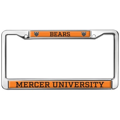 Mercer University Mascot Full Size Standard License Plate Metal Frame
