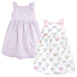 Hudson Baby Infant Girl Cotton Dresses, Tea Party