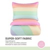 Tadpoles 2-Piece Rainbow Quilt Set | 1 Twin Bed Size Quilt & 1 Standard Sham | Made of 100% Micro-denier Polyester Fiber - 4 of 4