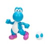 Nintendo Super Mario 4" Light Blue Yoshi with Egg Action Figure - 2 of 3