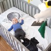 JumpOff Jo 100% Cotton Baby Milestone Blanket Swaddle - 47" x 47" - 3 of 4