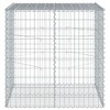 vidaXL Gabion Basket Silver Galvanized Iron 39.4 in - 3 of 4