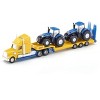 Siku 1/87 New Holland Tractor Trailer with (2) T7070 Tractors Siku-1805 - 4 of 4