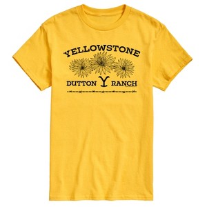 Men's - Yellowstone - Yellowstone Wildflowers Short Sleeve Graphic T-Shirt - 1 of 4