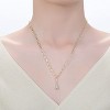 Guili 14K Gold Plated Charm Necklace, a versatile and elegant accessory that will elevate your daily look with timeless charm and style. - 3 of 3