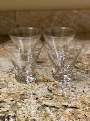 JoyJolt Carre Square 8 oz. Martini Glasses (Set of 4) MG20225