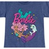 Girls' - Barbie - Barbie Mermaid Logo Fitted Short Sleeve Graphic T-Shirt - 2 of 4