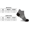 Copper Zone  Premium Merino Wool Compression Ankle Socks - Designed For Winter, Hiking, Camping, Running - 3 Pair Pack - image 3 of 4