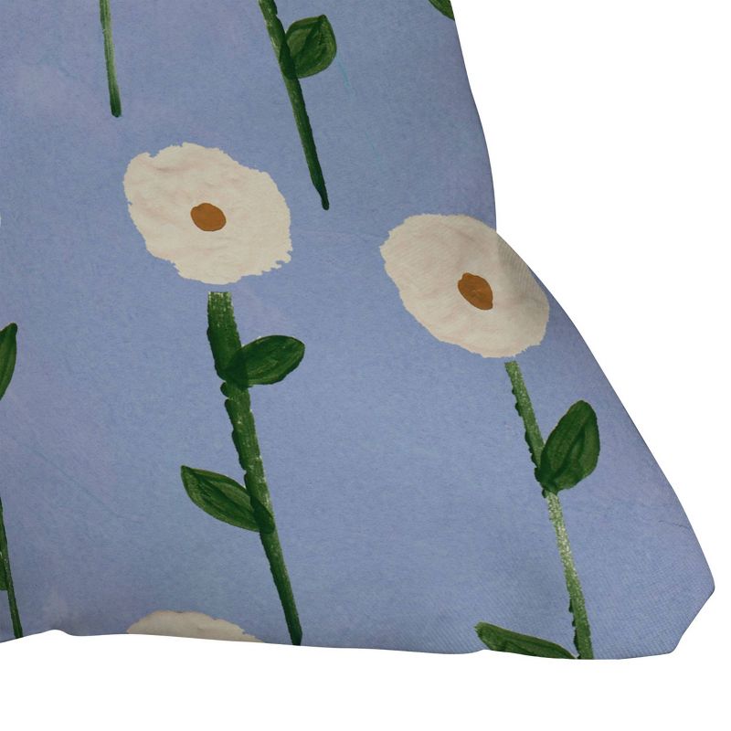 Reves et Histoires Cute Little Flowers Square Throw Pillow Blue - Deny Designs, 3 of 5