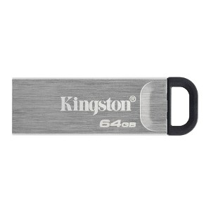 Kingston 64GB DataTraveler Kyson USB 3.2 Gen 1 200MB/s Read Metal Flash Drive - 1 of 3