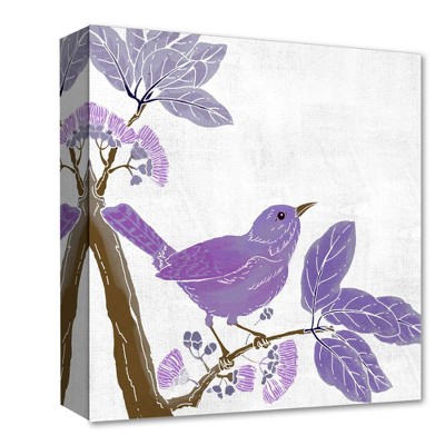 16" x 16" Violet Wings II Decorative Wall Art - PTM Images