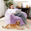homfan Giant Bean Bag Chair with Armrest Foam Filled Sofa Chair for Living Room Bedroom - 4 of 4