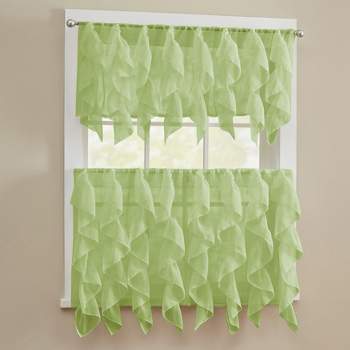 Adirondack 100% Cotton Kitchen Window Curtains By Sweet Home Collection™ :  Target
