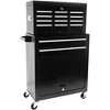 8-Drawer Rolling Tool Cabinet - Black, Lockable Wheels, Heavy-Duty for Garage/Workshop - 4 of 4