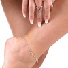Lucy Quartermaine Multi Drop Anklet - Stylish Sterling Silver Design - 3 of 4