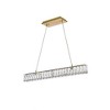 Elegant Lighting Monroe 1 - Light Pendant in  Gold - 2 of 4