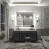 Apmir Super Bright Front & Back LED Lighted Anti-Fog Tempered Glass Bathroom/Vanity Mirror with ETL & 3-Year Warranty - 2 of 4