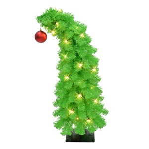 Puleo 3' Pre-Lit Artificial Whimsical Christmas Tree - 1 of 4