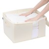 REGALWOVEN Foldable Organizing Bedroom Clothing Storage Bags with Handles - 4 of 4