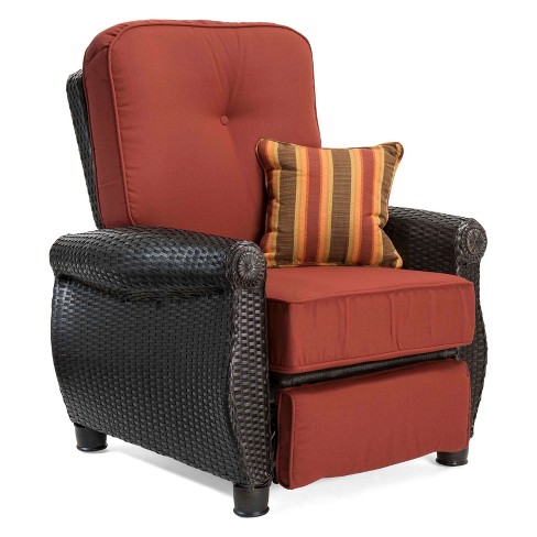 La Z Boy Outdoor Breckenridge Wicker Outdoor Recliner With