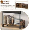 HDZNVF Record Stand With 4 Tier Vinyl Holder Display Shelf, Record Cabinet For Book Magazine Turntable - 4 of 4