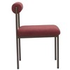 Zuo Livorno Dining Chair Red & Bronze - 3 of 4