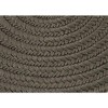 Colonial Mills Reversible Flat-Braid (Oval) Runner Braided Runner, Grey 2'4"x12', Oval Shape - 2 of 2