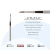 New York Central Oasis Synthetic Brush - Travel Round - Handmade in Germany, Professional Watercolor Brushes with Ergonomic Handle, Soft, Absorbent - 2 of 4