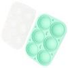 Unique Bargains Ice Tray 6-Cavity Round Ice Ball Mould Hand Wash Only Silicone 7.24"x5.02"x2.24" 1 Pc - 3 of 3