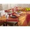 Saro Lifestyle Jacquard Design Thanksgiving Napkin, 19" Square, Multi (Set of 12) - 2 of 3